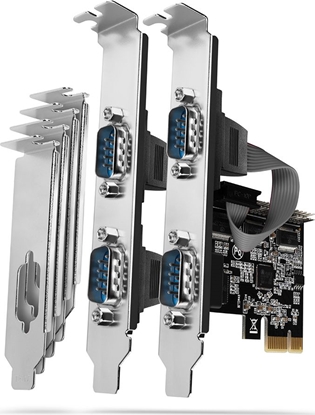 Picture of NET CARD PCIE 250KBPS 4PORT/SP&LP PCEA-S4N AXAGON