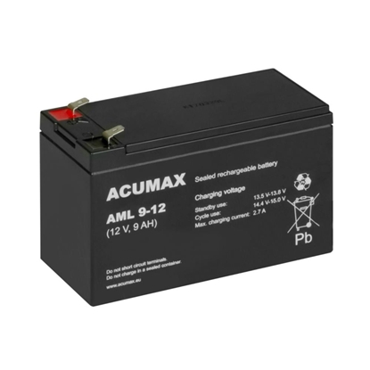 Attēls no BATTERY 12V 9AH C20/AML9-12T2 EMU