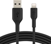 Изображение Belkin Lightning to USB-A Cable 15cm, PVC, black, mfi cert.