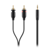 Изображение Belkin Stereo to RCA Cable    2m Y-Audio-Cable black   F3Y116BT2M