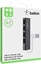 Attēls no Belkin ultra flat 4-Port Slim Travel-Hub passiv black F4U042BT