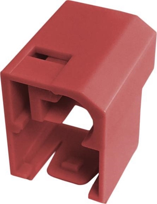 Изображение Alantec Blokada wtyku RJ45 przed nieautoryzowanym wypiciem, kolor czerwony (WT-BW-05)