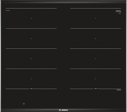 Attēls no Bosch PXX675DC1E hob Black, Stainless steel Built-in Zone induction hob 4 zone(s)