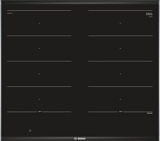Picture of Bosch PXX675DC1E hob Black, Stainless steel Built-in Zone induction hob 4 zone(s)