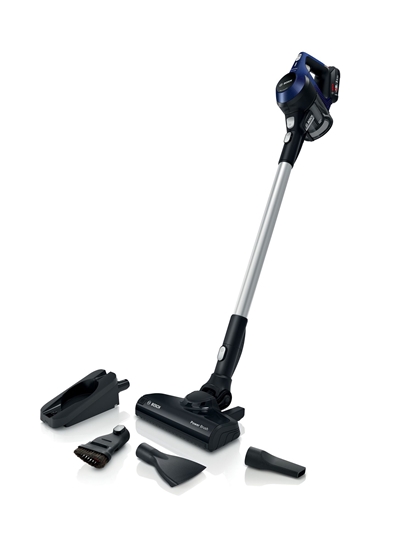 Изображение Bosch Serie 6 BBS611MAT stick vacuum/electric broom Battery Dry Bagless 0.3 L Blue 2.5 Ah