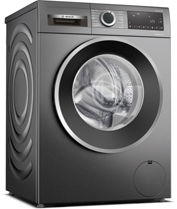 Attēls no Bosch | WGG2440RSN | Washing Machine | Energy efficiency class A | Front loading | Washing capacity 9 kg | 1400 RPM | Depth 59 cm | Width 59.8 cm | Display | LED | Black