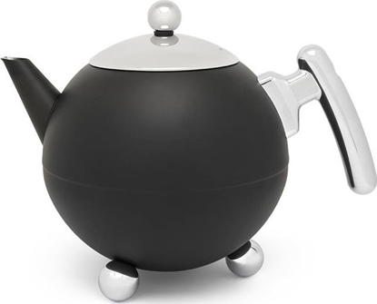 Picture of Bredemeijer Teapot Bella Ronde 1,2l black matt / chrom 101006