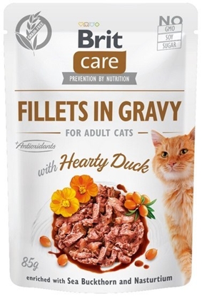 Attēls no BRIT Care Fillets in Gravy duck fillets in sauce - wet cat food - 85 g