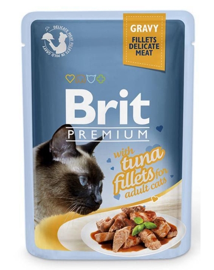 Изображение BRIT Premium Gravy Tuna - wet cat food - 85g