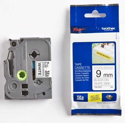 Picture of Brother TZeS221 label-making tape TZ