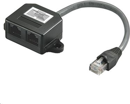 Picture of MicroConnect Y-ADAPTER RJ45-2xRJ45 M/F 8P (MPK418)