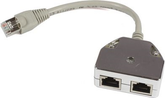Picture of MicroConnect Y-ADAPTER RJ45-2xRJ45 M/F 8P (MPK420)