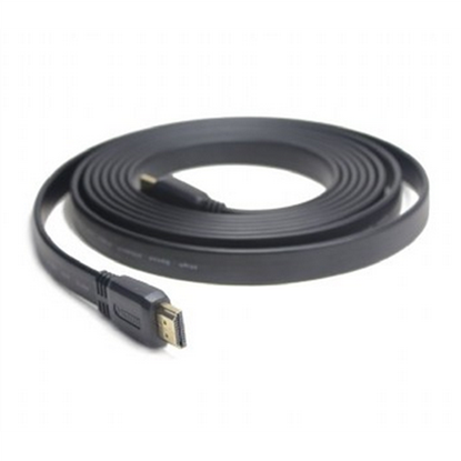 Attēls no Cablexpert | Black | HDMI male-male flat cable | 3 m m