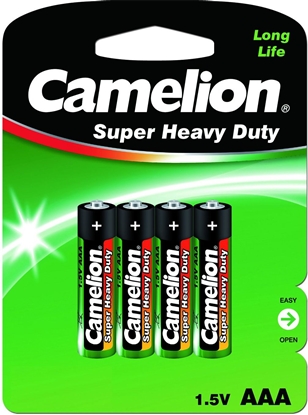 Picture of Camelion | R03P-BP4G | AAA/LR03 | Super Heavy Duty | 4 pc(s)