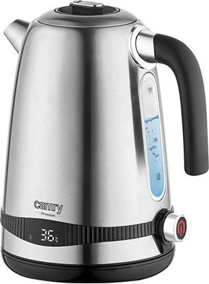 Изображение Camry | Kettle | CR 1291 | Electric | 2200 W | 1.7 L | Stainless steel | 360° rotational base | Stainless steel