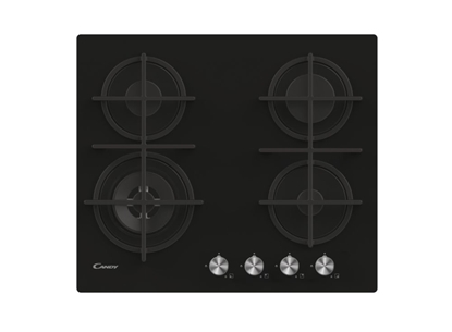 Picture of Candy CDK6GF4WEKB Black Built-in 59.5 cm Gas 4 zone(s)