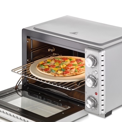 Attēls no Caso Compact oven TO 26 SilverStyle 26 L, Electric, Easy Clean, Manual, Height 30 cm, Width 48 cm, Silver