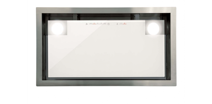 Attēls no CATA | Hood | GC DUAL A 75 XGWH | Energy efficiency class A | Canopy | Width 79.2 cm | 820 m³/h | Touch control | White glass | LED