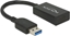 Attēls no Delock Converter USB 3.2 Gen 2 Type-A male > USB Type-C™ female Active black 15 cm