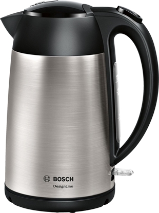 Attēls no Bosch TWK3P420 electric kettle 1.7 L 2400 W Black, Stainless steel