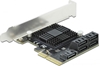 Picture of Delock 5 port SATA PCI Express x4 Card - Low Profile Form Factor