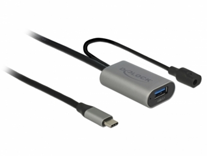 Attēls no Delock Active USB 3.1 Gen 1 extension cable USB Type-C™ to USB Type-A 5 m