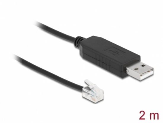 Изображение Delock Adapter cable USB Type-A to Serial RS-232 RJ9/RJ10 with ESD protection Celestron NexStar 2 m