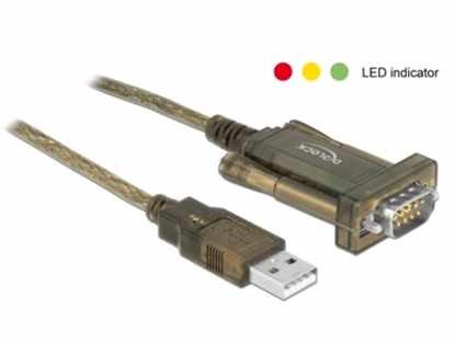 Attēls no Delock Adapter USB 2.0 Type-A > 1 x Serial DB9 RS-232