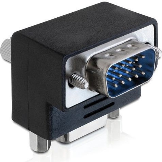 Picture of Delock Adapter VGA male to female 270° angled