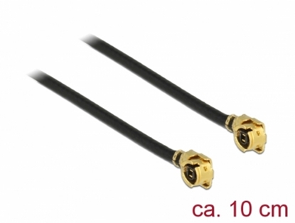 Attēls no Delock Antenna Cable MHF / U.FL-LP-068 compatible plug > MHF / U.FL-LP-068 compatible plug 10 cm 1.13