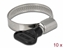 Picture of Delock Butterfly Hose Clamp 25 - 40 mm 10 pieces black