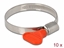 Picture of Delock Butterfly Hose Clamp 40 - 60 mm 10 pieces red