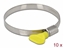Attēls no Delock Butterfly Hose Clamp 60 - 80 mm 10 pieces yellow