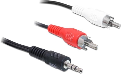 Picture of Delock Cable Audio 3.5 mm stereo jack male > 2 x RCA male 5 m