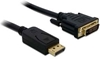 Picture of Delock Cable DisplayPort 1.3 male > DVI 24+1 male passive 3 m black