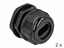 Picture of Delock Cable Gland PG29 for flat cable black 2 pieces