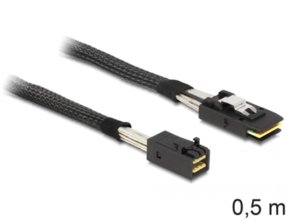Attēls no Delock Cable Mini SAS HD SFF-8643 > Mini SAS SFF-8087 0.5 m