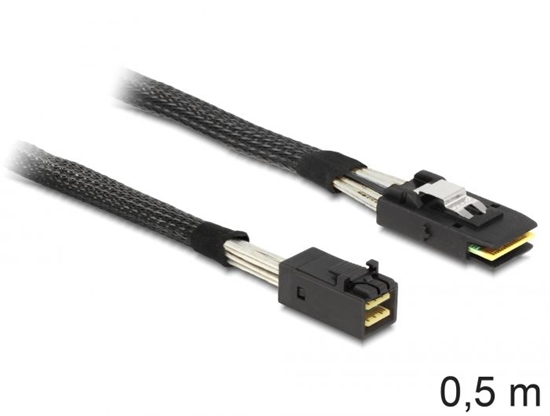 Picture of Delock Cable Mini SAS HD SFF-8643 > Mini SAS SFF-8087 0.5 m