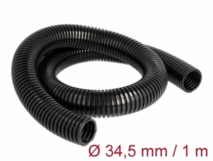 Изображение Delock Cable protection sleeve 1 m x 34.5 mm black