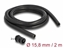 Attēls no Delock Cable protection sleeve 2 m x 15.8 mm with PG11 conduit fitting set black