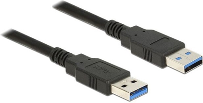 Picture of Delock USB 5 Gbps Cable Type-A male to Type-A male 0.5 m black
