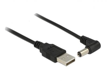 Attēls no Delock Cable USB Power  DC 5.5 x 2.1 mm Male 90 1.5 m