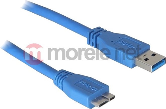 Picture of Delock USB 5 Gbps Cable Type-A male to Type Micro-B male 1 m blue