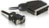 Изображение Delock Cable Video Scart male (output)  VGA male (input) 2 m