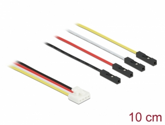 Picture of Delock Conversion IOT Grove Cable 4 x pin male to 4 x Jumper female 10 cm