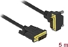Picture of Delock DVI Cable 24+1 male to 24+1 male angled 5 m