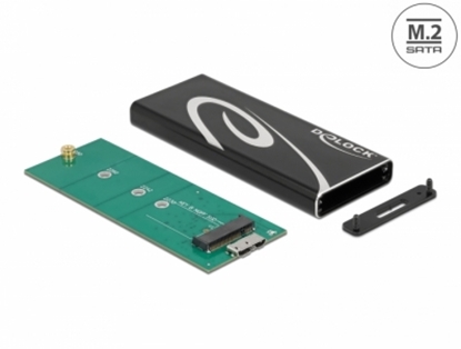 Изображение Delock External Enclosure SuperSpeed USB for M.2 SATA SSD Key B