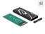 Attēls no Delock External Enclosure SuperSpeed USB for M.2 SATA SSD Key B