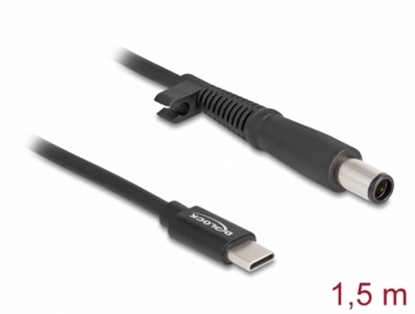 Attēls no Delock Laptop Charging Cable USB Type-C™ male to HP 7.4 x 5.0 mm male
