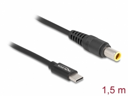 Attēls no Delock Laptop Charging Cable USB Type-C™ male to IBM 7.9 x 5.5 mm male